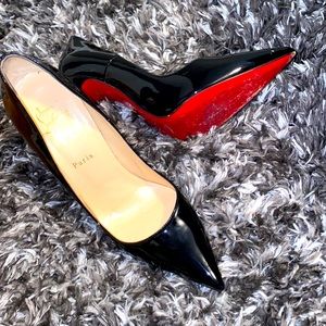 Black christian louboutin SoKate heels No box